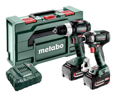 metabo Werkzeugset Combo Set 2.8.4 18V, Akku-Bohrschrauber BS 18 LT BL & Akku-Schlagschrauber SSD 18 LT 200