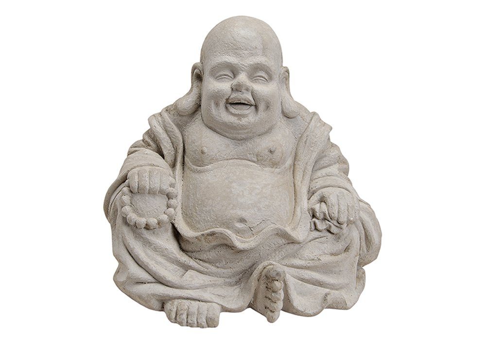 Bali-Homedecor Gartenfigur Buddha Figur sitzend Beton günstig online kaufen