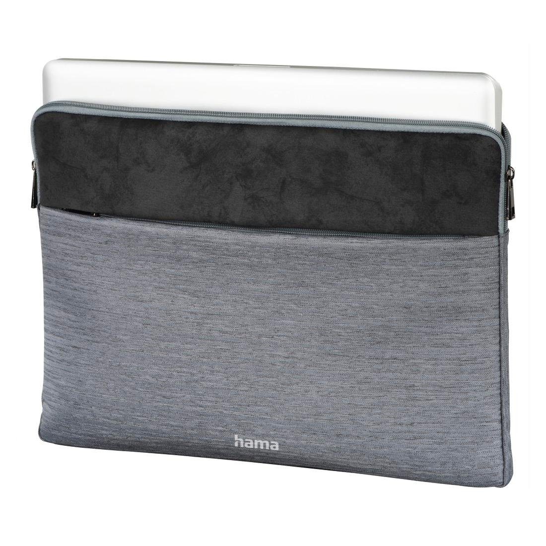 Hama Laptoptasche Laptop-Sleeve "Tayrona", bis 40 cm (15,6), Notebook-Sleeve hellgrau