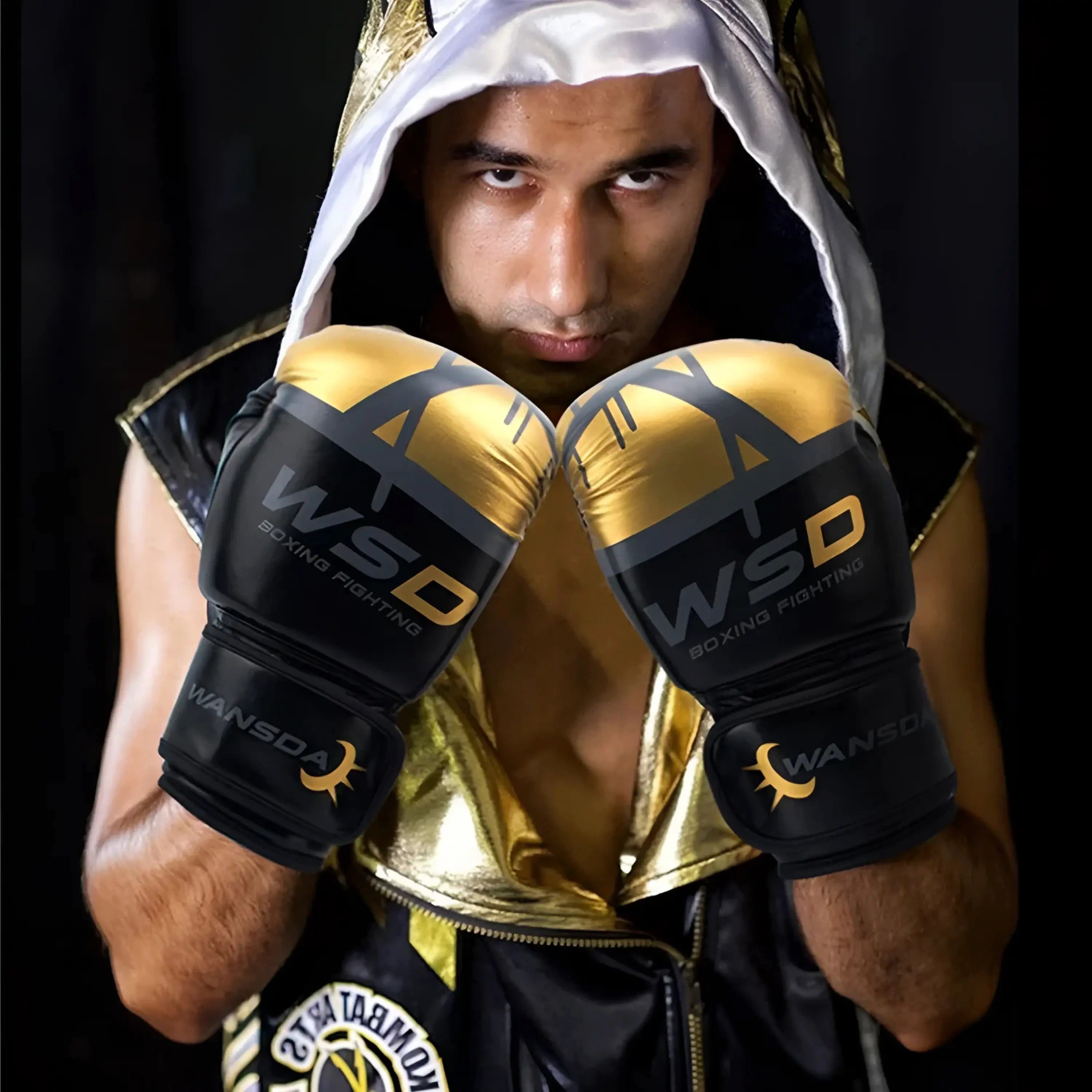 Sport-Knight® Boxhandschuhe Boxhandschuhe, hochwertiges Kunstleder, extra dicke Polsterung