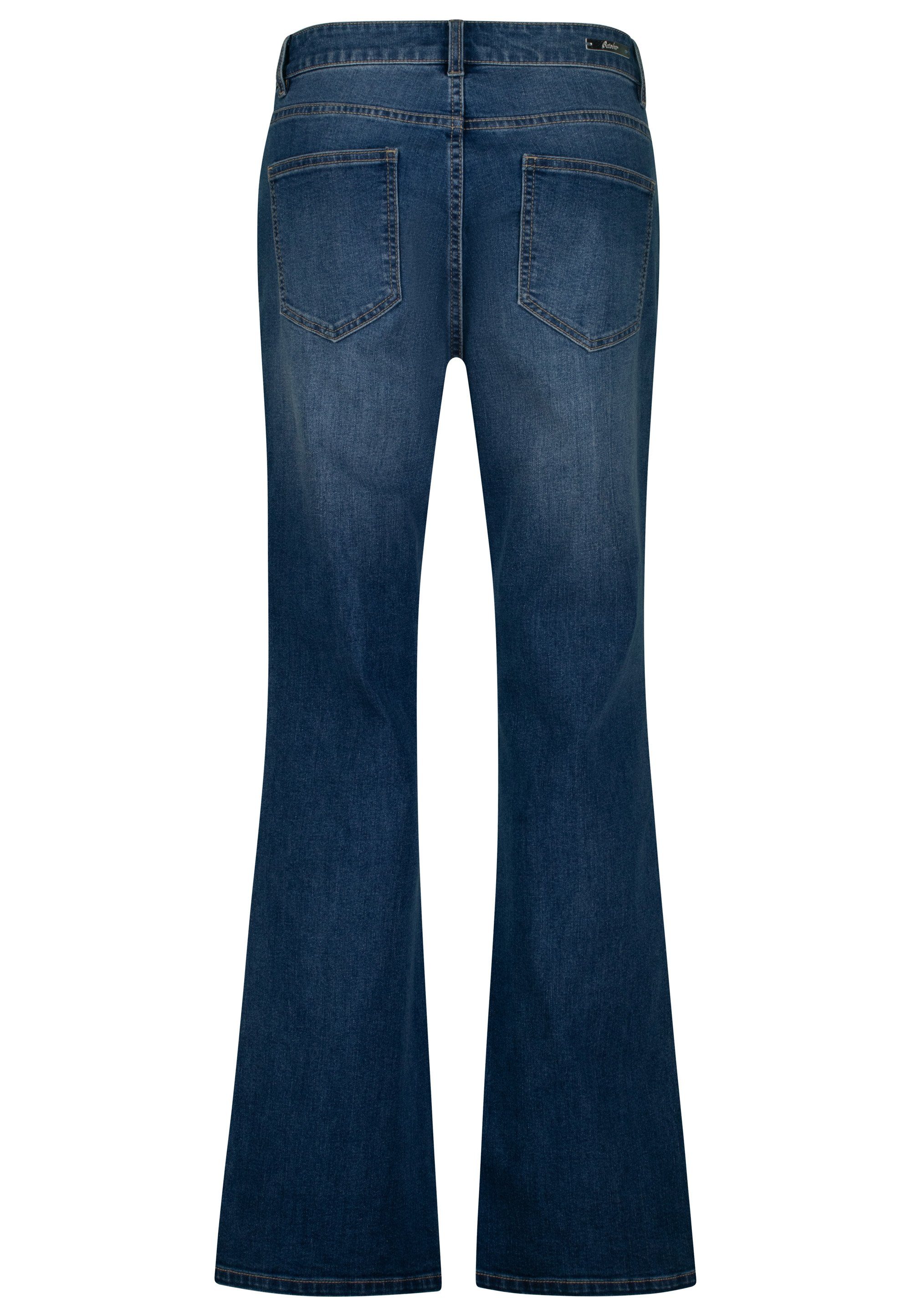Bequeme Bootcut-Schnitt im tollen October Jeans