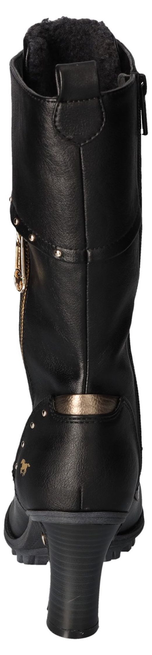 Mustang Shoes Winterstiefel, Absatzstiefel, Profilsohle, mit günstig online kaufen