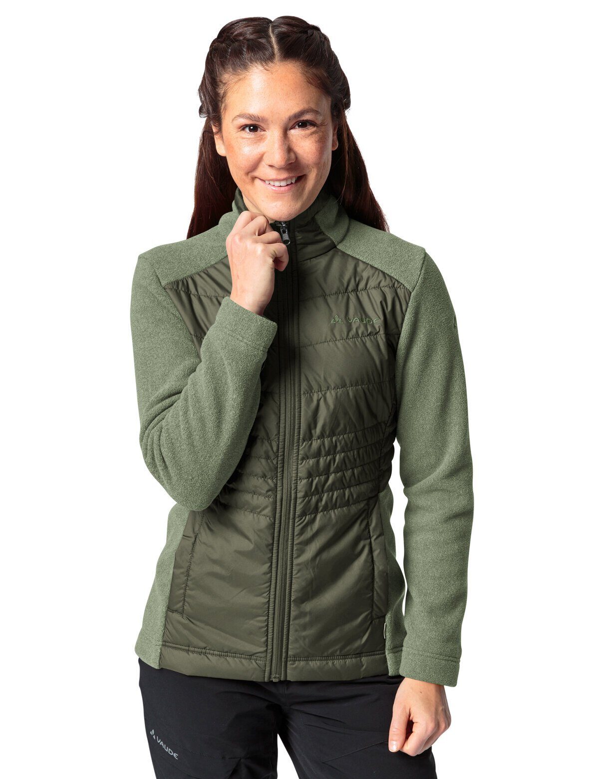 Idris Women's (2-St) khaki Parka VAUDE 3in1 Doppeljacke III