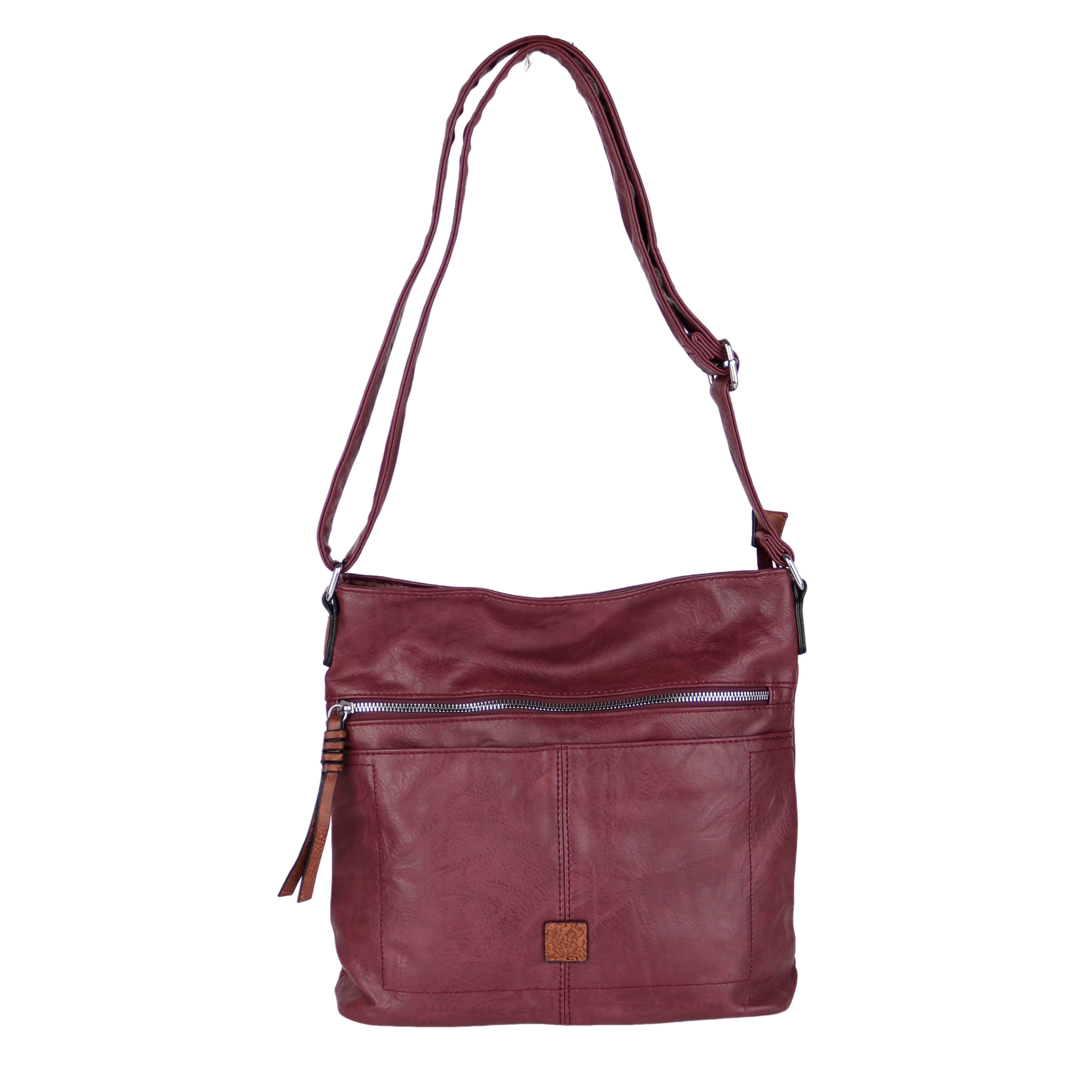 Schultertasche Damen Crossbody Bag, 29x29x10cm Mittelgroß