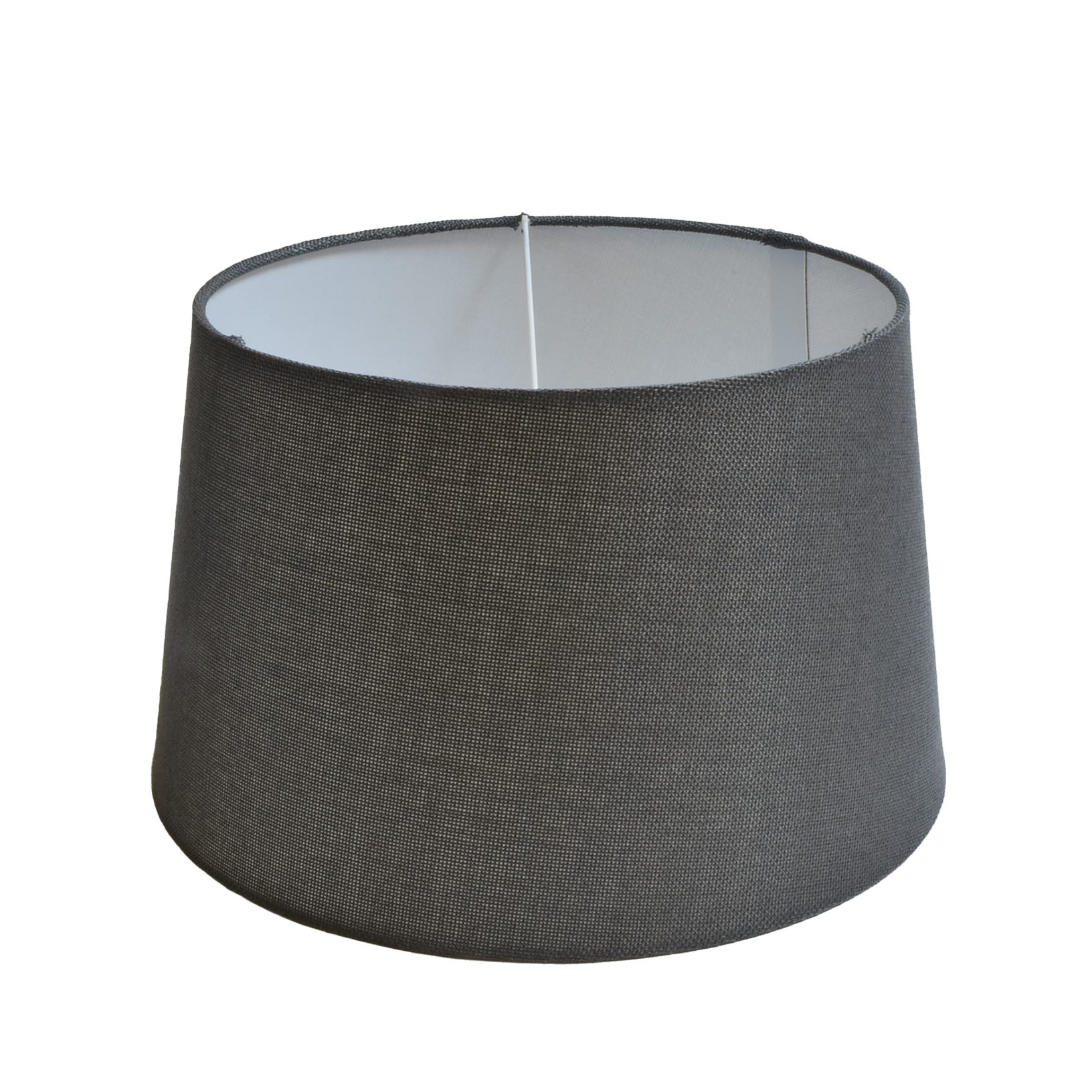 B&S Lampenschirm Lampenschirm rund aus Stoff H 16 x Ø 25 cm für Tisch - Ste günstig online kaufen