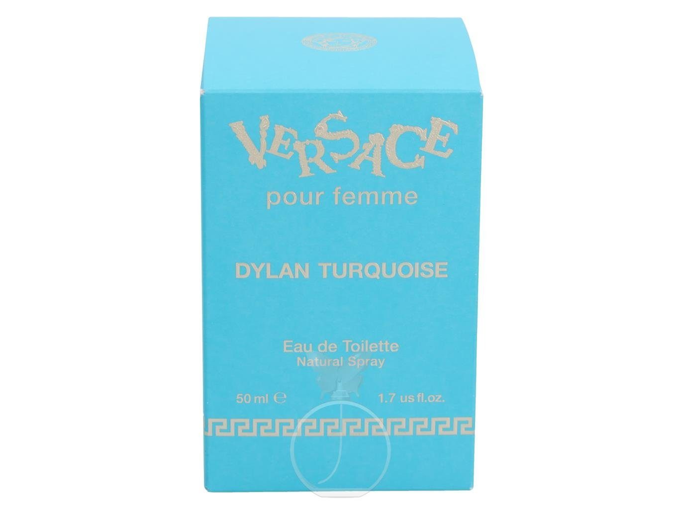 Versace Eau de Toilette Versace de 1-tlg. Turquoise 50 Dylan Toilette ml, Eau