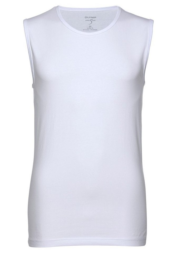OLYMP T-Shirt Level Five body fit Rundhalsausschnitt, Ideal zum  Unterziehen, Feine, elastische Jersey- Qualität