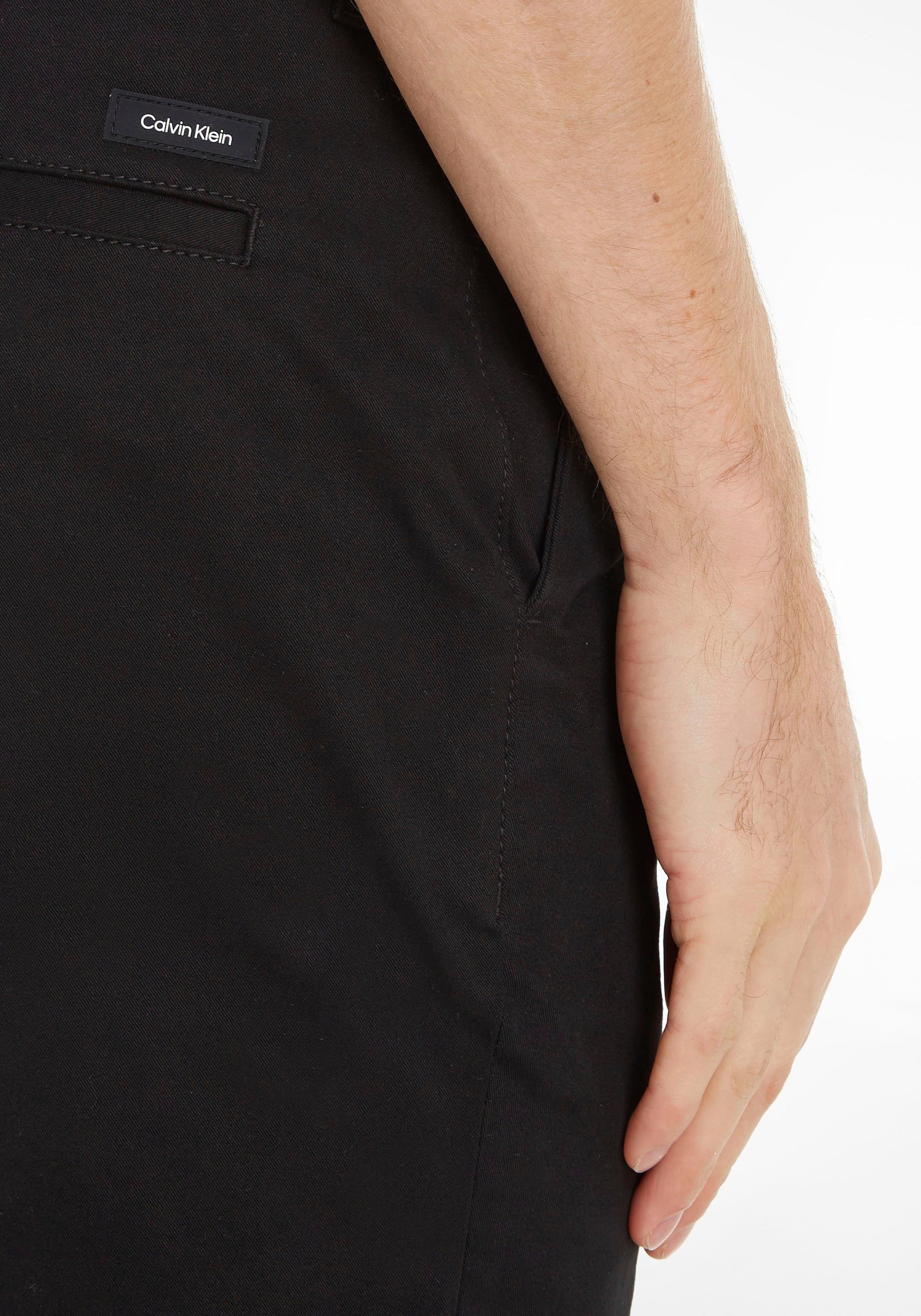 Calvin Klein Stoffhose mit schwarz34 Gürtel praktischem