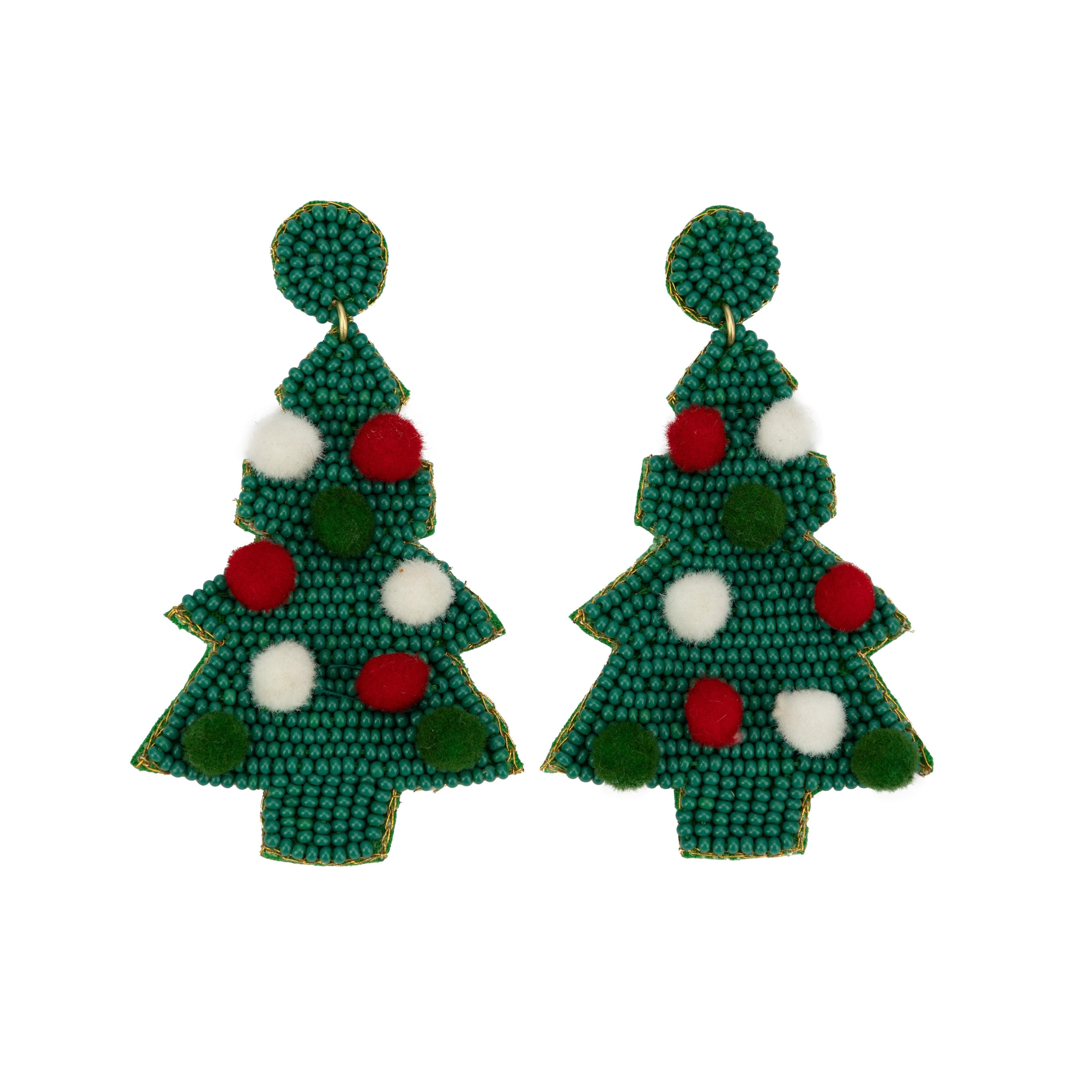 El Puente Paar Ohrstecker Ohrstecker "Weihnachten", Handmade, Handmade