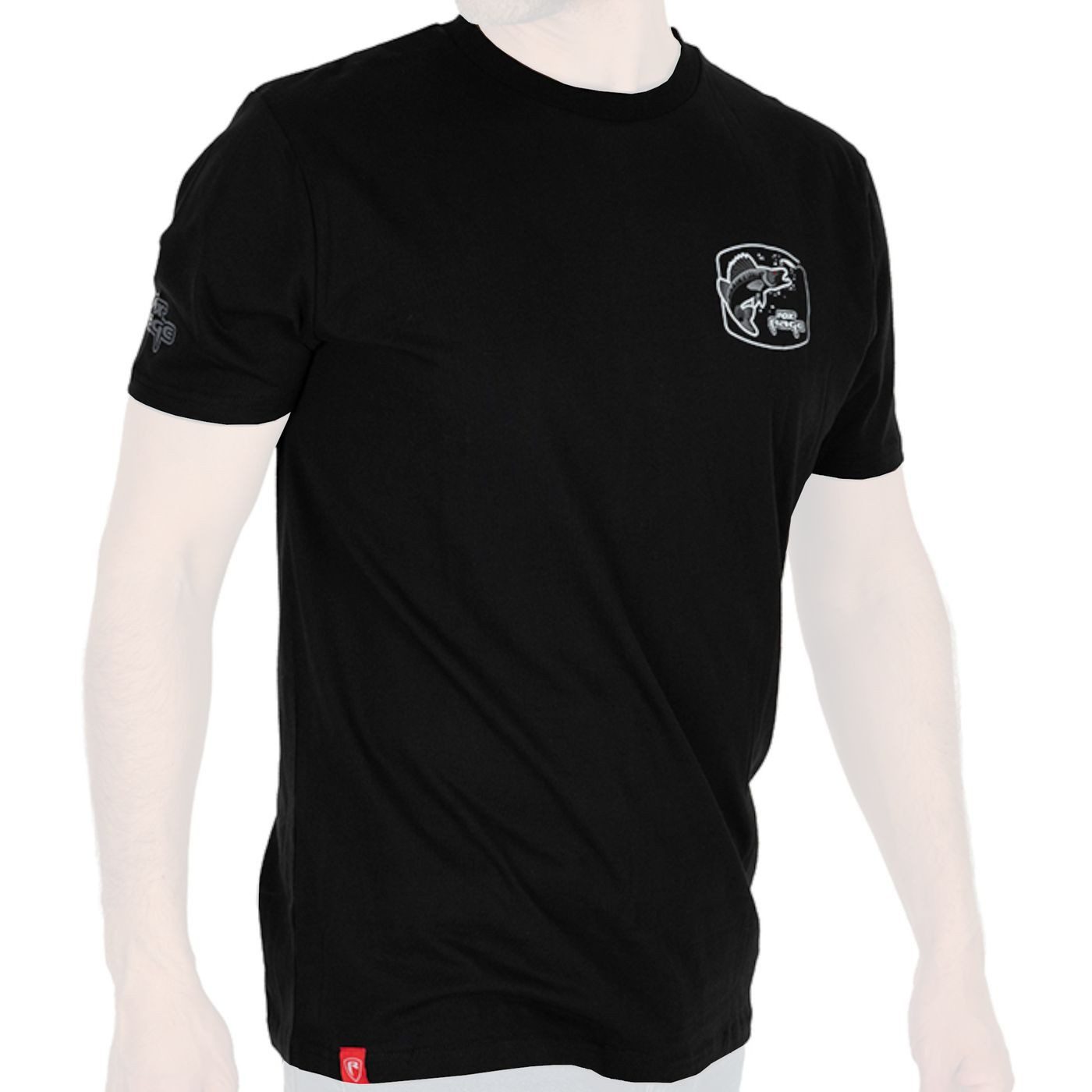 Fox Rage T-Shirt Fox Rage Limited Edition Black Zander Tshirt - Angelshirt