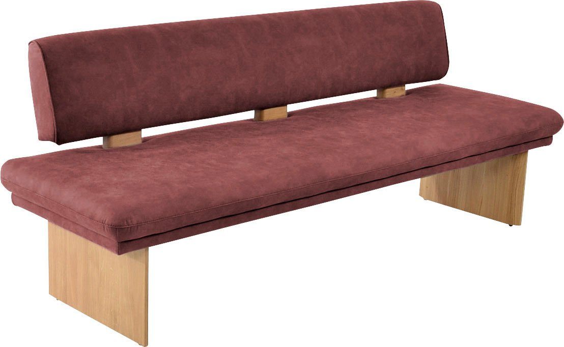 K+W Komfort & Wohnen Essbank Longbeach Polsterbank (1-St), Spitzkissenoptik im Sitz, wahlweise in der Breite 204cm oder 224cm