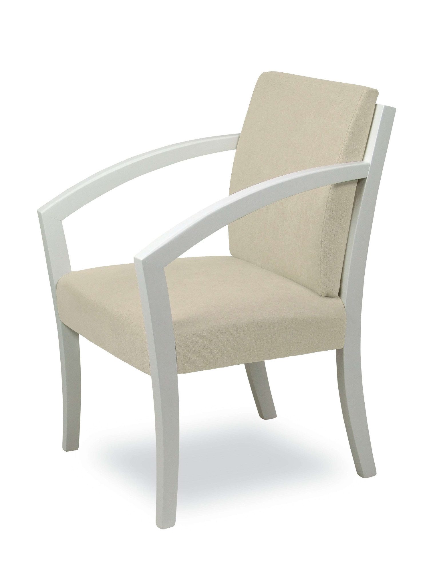 Home affaire Esszimmerstuhl G98 George Armlehnstuhl, Sessel, Loungesessel, Stuhl, Made in Italy (1 St), Extra-confort, Fleckenabweisendes Gewebe, Massivholz