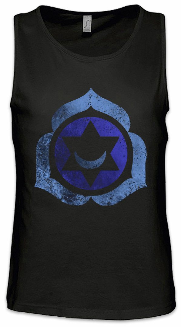 Tanktop Chakra Thymus Ärmelloses T-Shirt Herz Buddha Herzchakra Etheric Heart