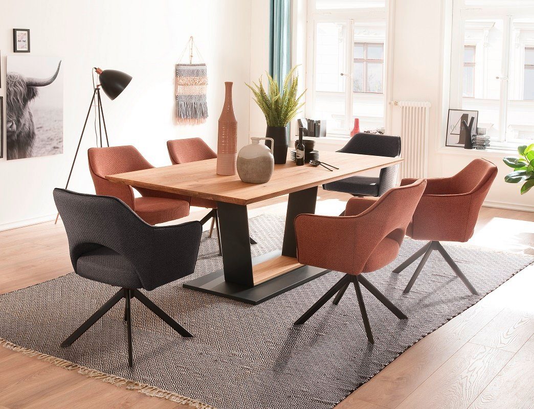 Nivellierung St), 180° drehbar furniture MCA 2 4-Fußstuhl mit (Set, Tonala