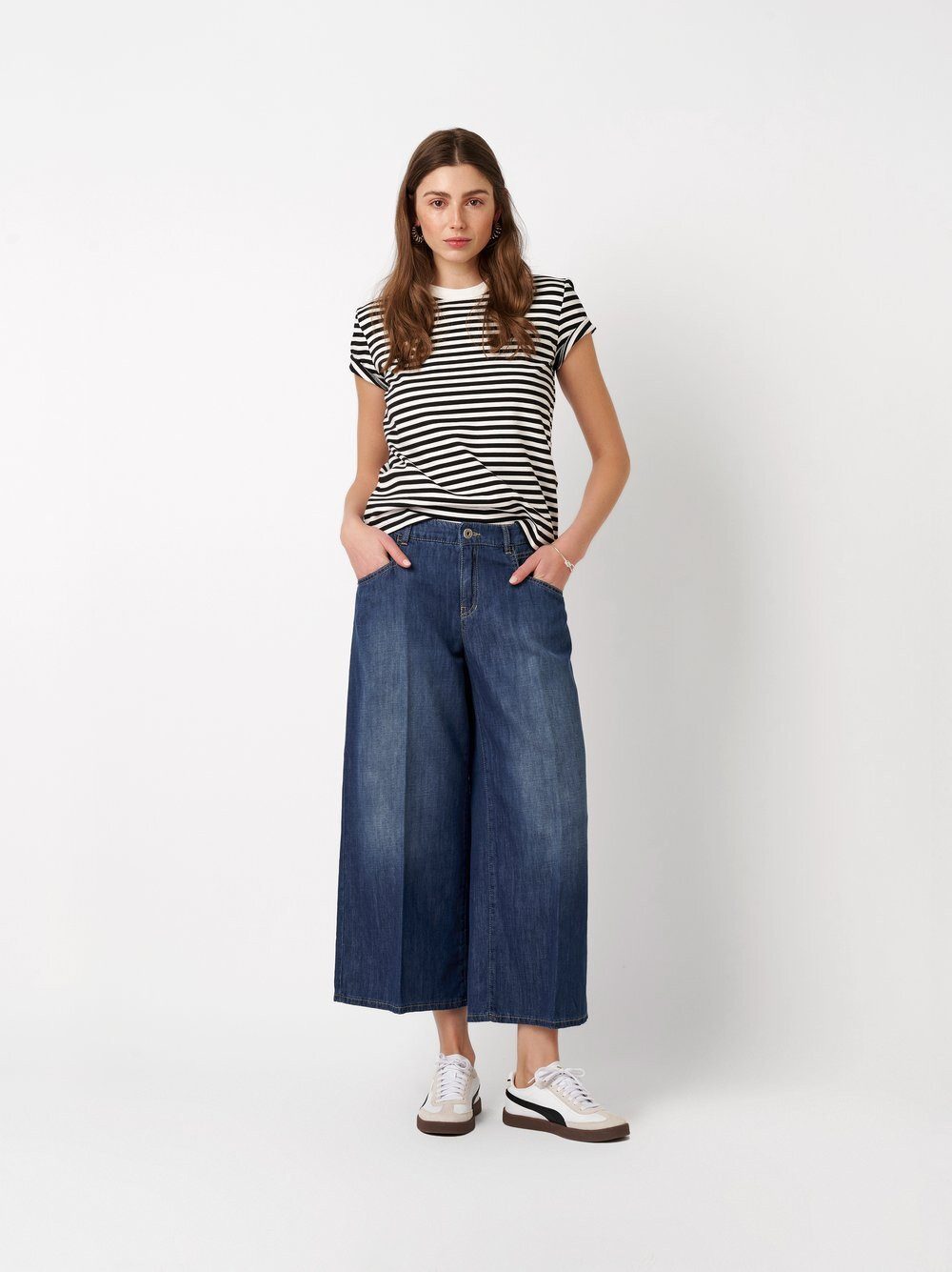 ROSNER Weite Jeans Masha Culotte (1-tlg) mit weitem Bein