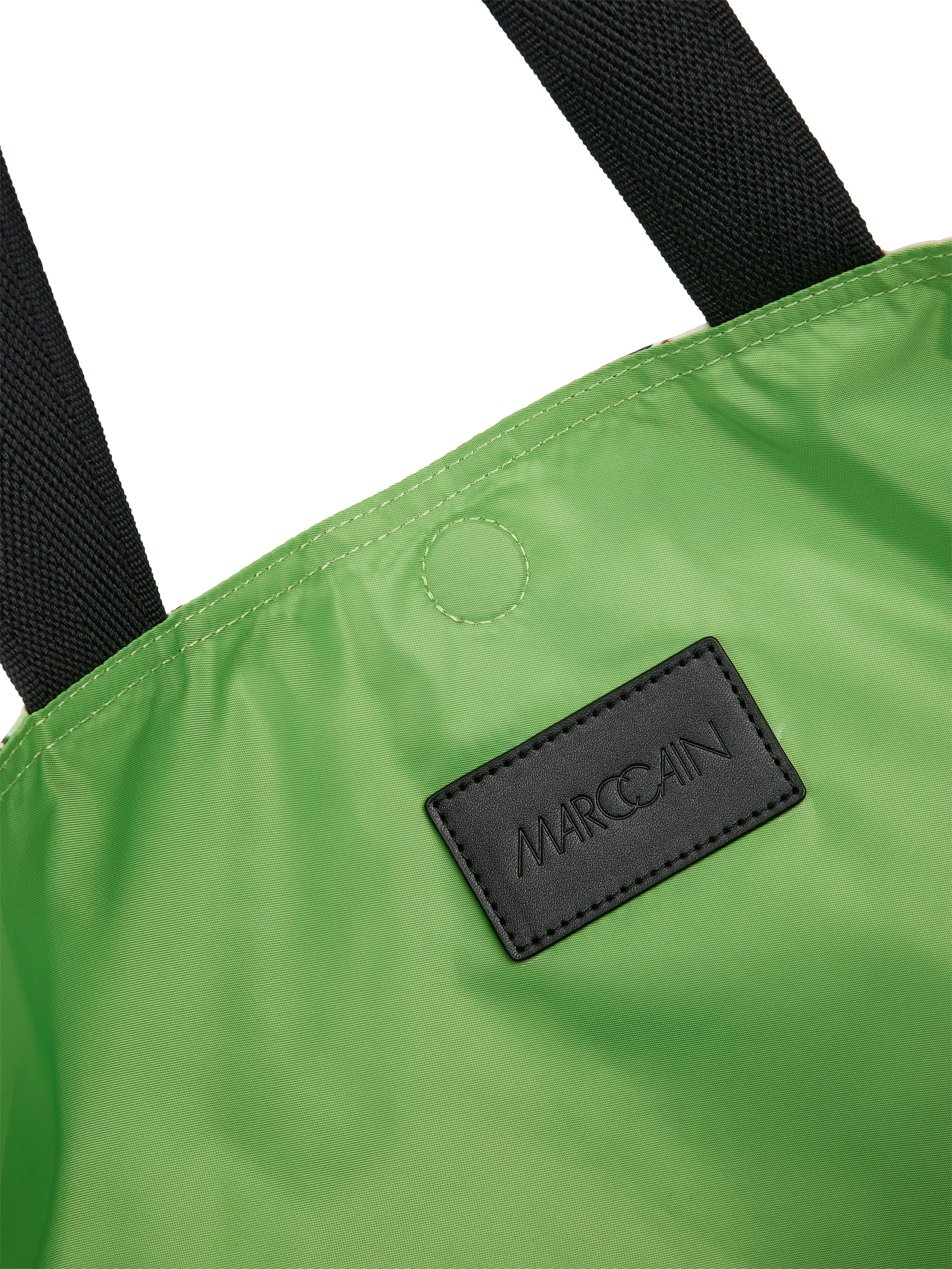 Marc Cain Shopper "Happy Classics", Schultertasche, Sporttasche mit auffälligem Print