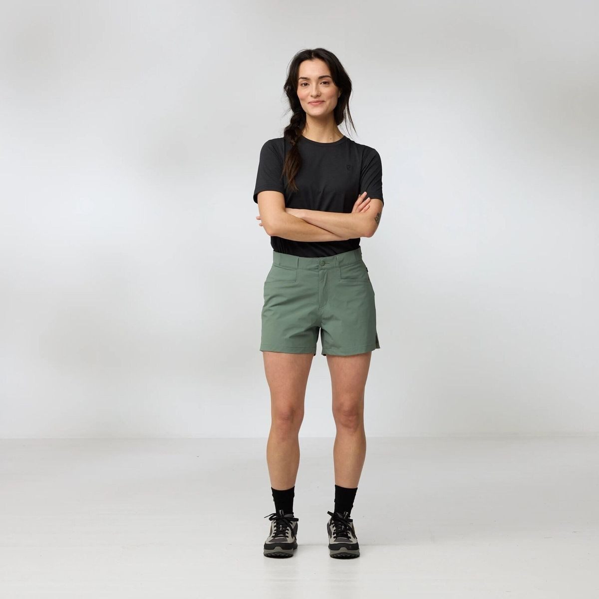 Fjällräven Funktionsshorts High Coast Lite Shorts W Leichte, schnell trocknende Shorts aus recyceltem Material für