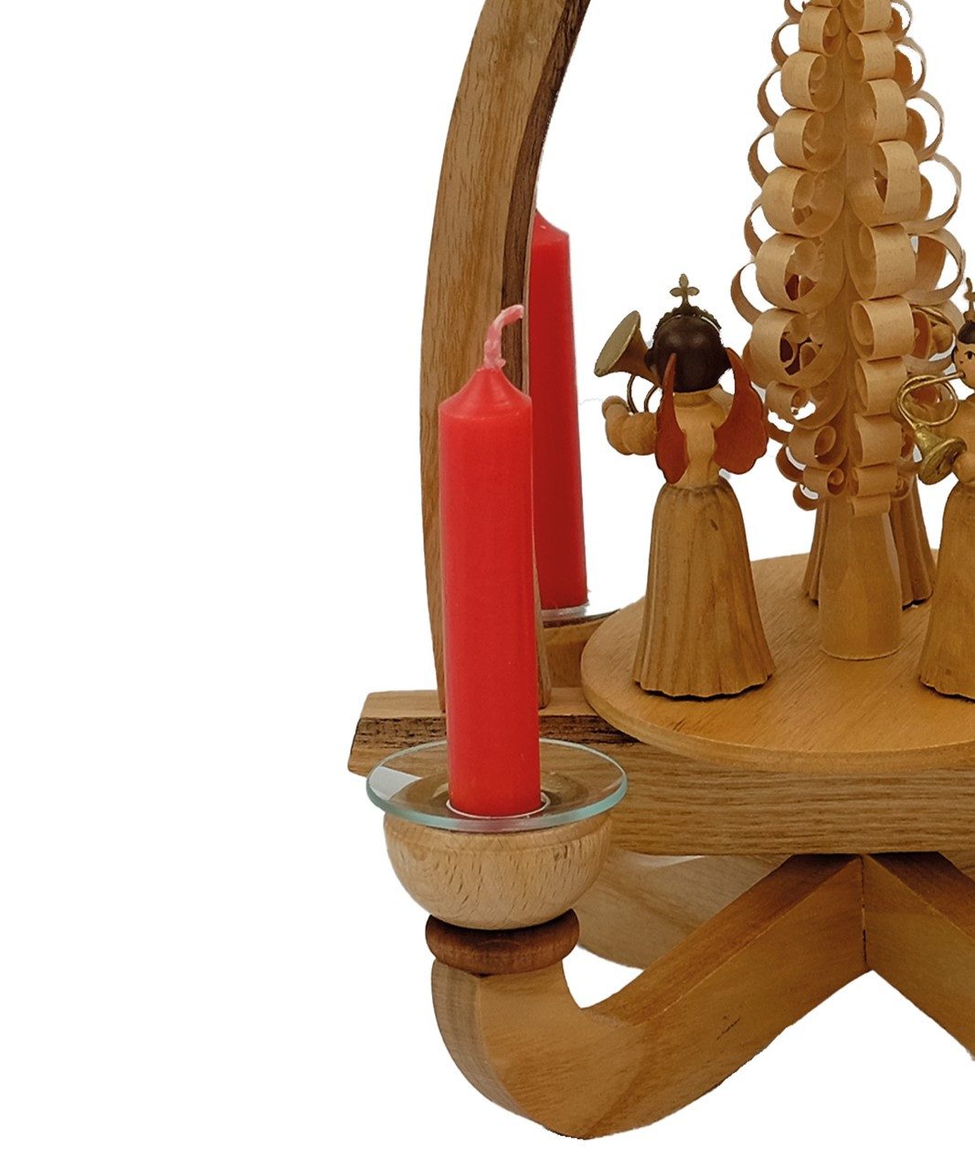 Holfeuer Crystal Design Spitzkerze Glas-Kerzenmanschette für günstig online kaufen