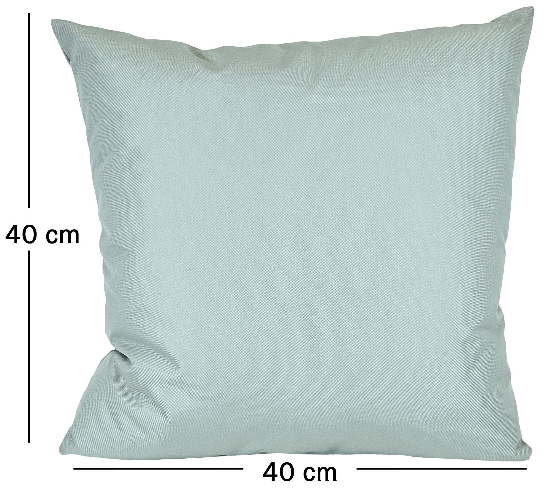 JACK Dekokissen 40x40cm Outdoor Lounge Kissen inkl. XXL Füllung Sitzkissen, starke Füllung, Robust, Strapazierfähig, Wasserabweisend, Innen&Außen