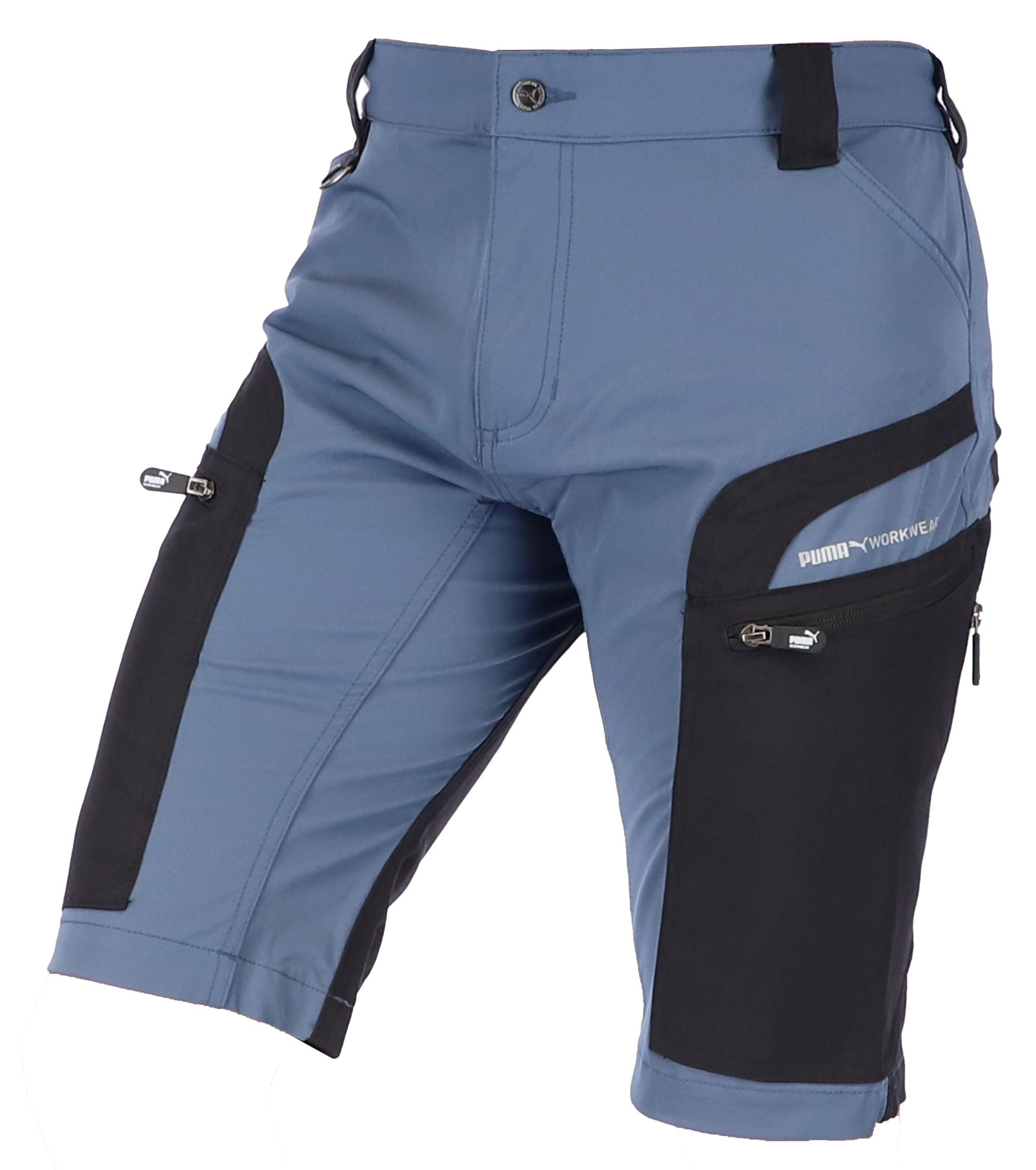 PUMA Workwear Trekkingshorts Pro-One Shorts Herren - Wanderhose Herren kurz - Outdoor Hosen Herren Stretch-Trekkinghose mit D-Ring – Verstärktes Nylon für Haltbarkeit