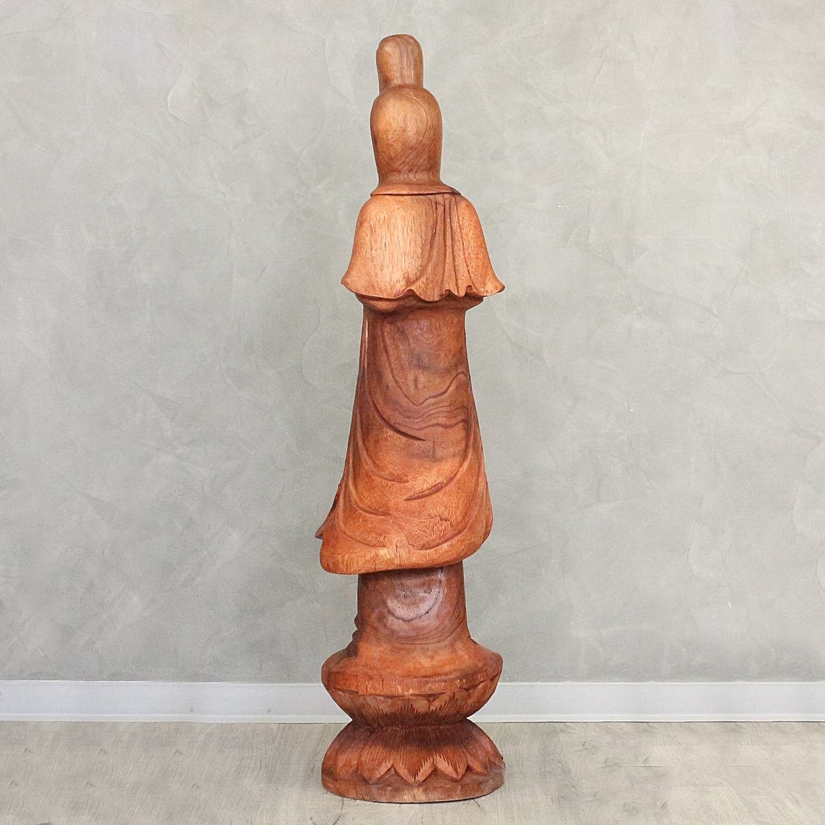 Figur traditionelle Oriental Yin Ursprungsland 102 Herstellung Holz Guan St), Skulptur Handarbeit in (1 Guanyin im Dekofigur cm Galerie