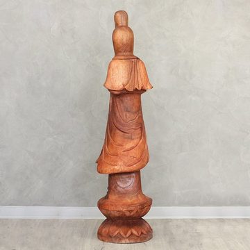 Oriental Galerie Dekofigur Guanyin Guan Yin Holz Figur Skulptur 102 cm (1 St)