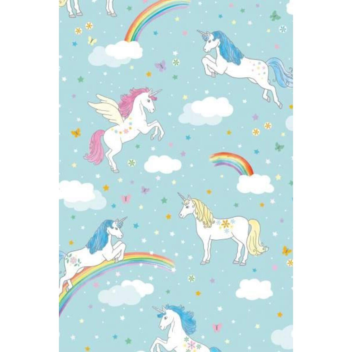 stewo Geschenkpapier STEWO Geschenkpapier Melody blau 70 x 200 cm