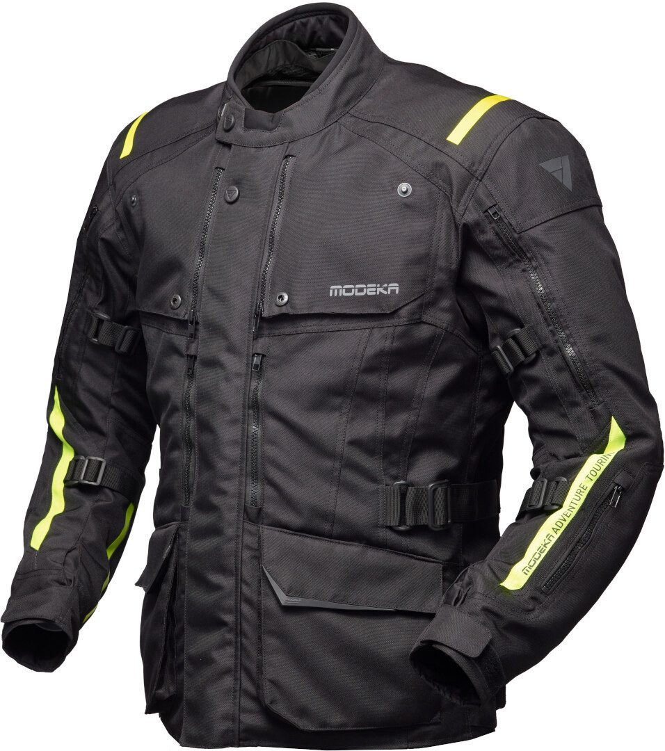 Modeka Motorradjacke Varus wasserdichte Motorrad Textiljacke herausnehmbare Membrane,wasserdicht