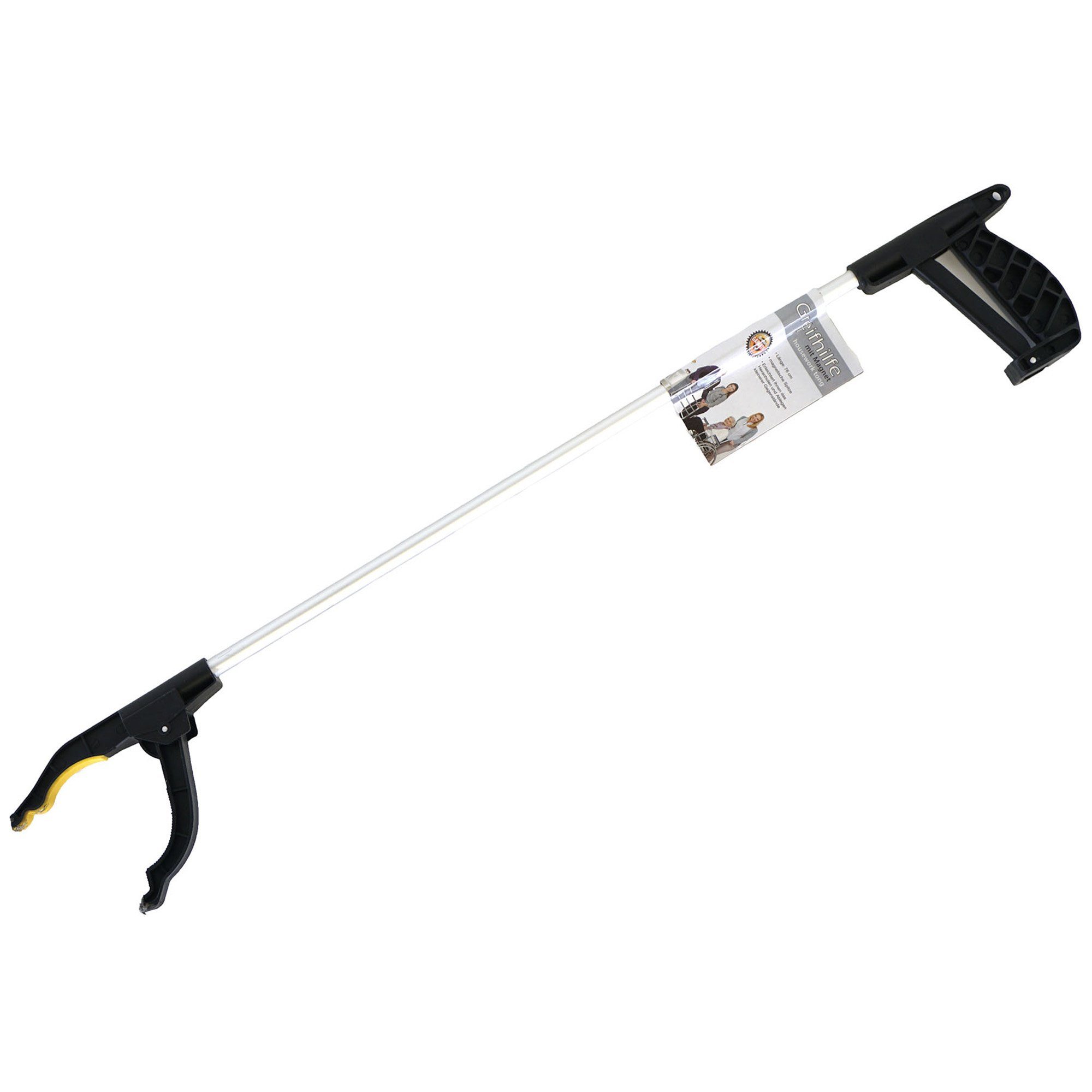 Annastore Greifzange Multifunktions-Greifer 78cm mit Magnet Greifhilfe, 1-tlg., Greifzange für Senioren, Aluminium Müllzange