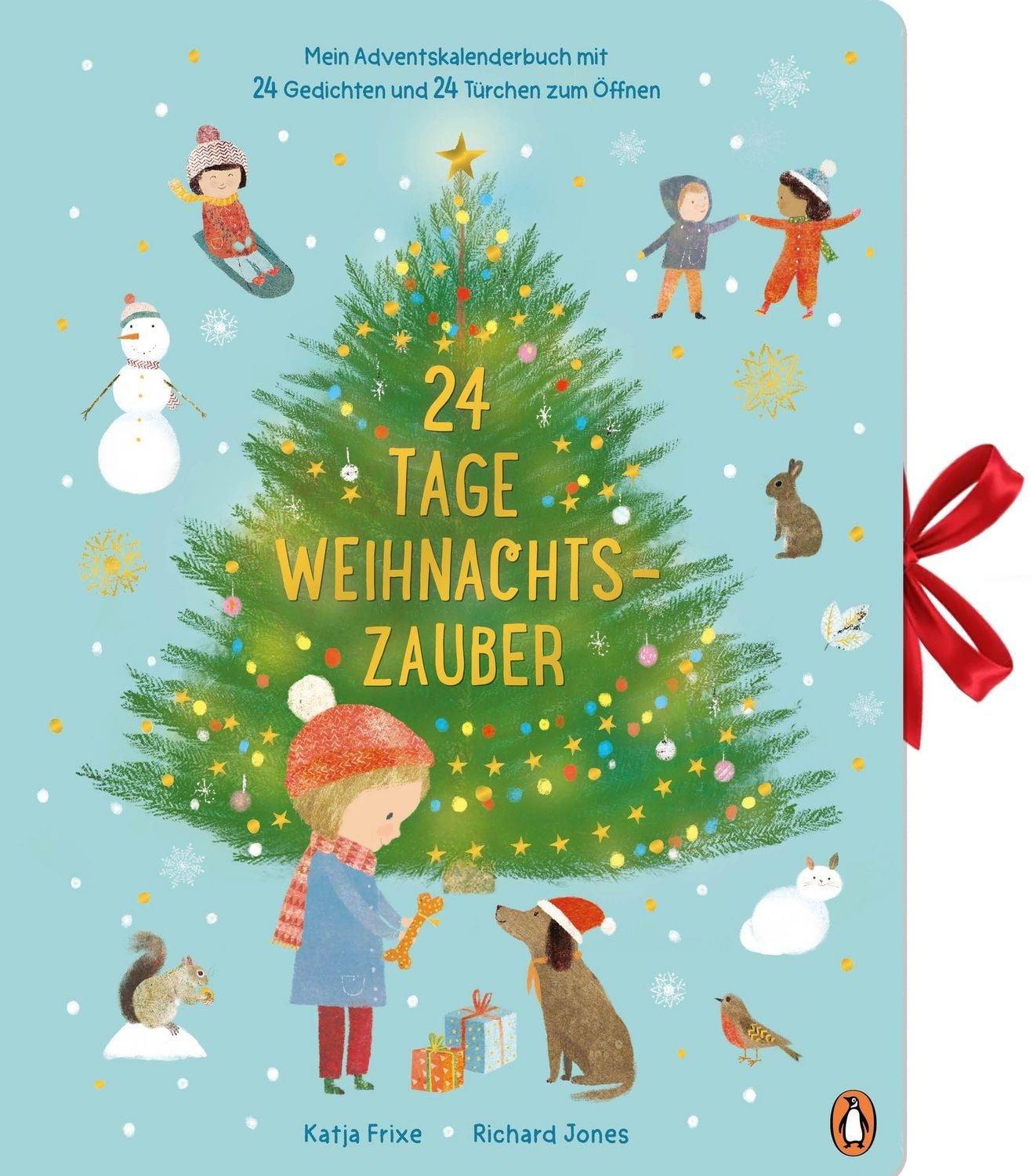 Kinderbuch 24 Tage Weihnachtszauber - Mein Adventskalenderbuch mit 24 Gedichten u Katja Frixe