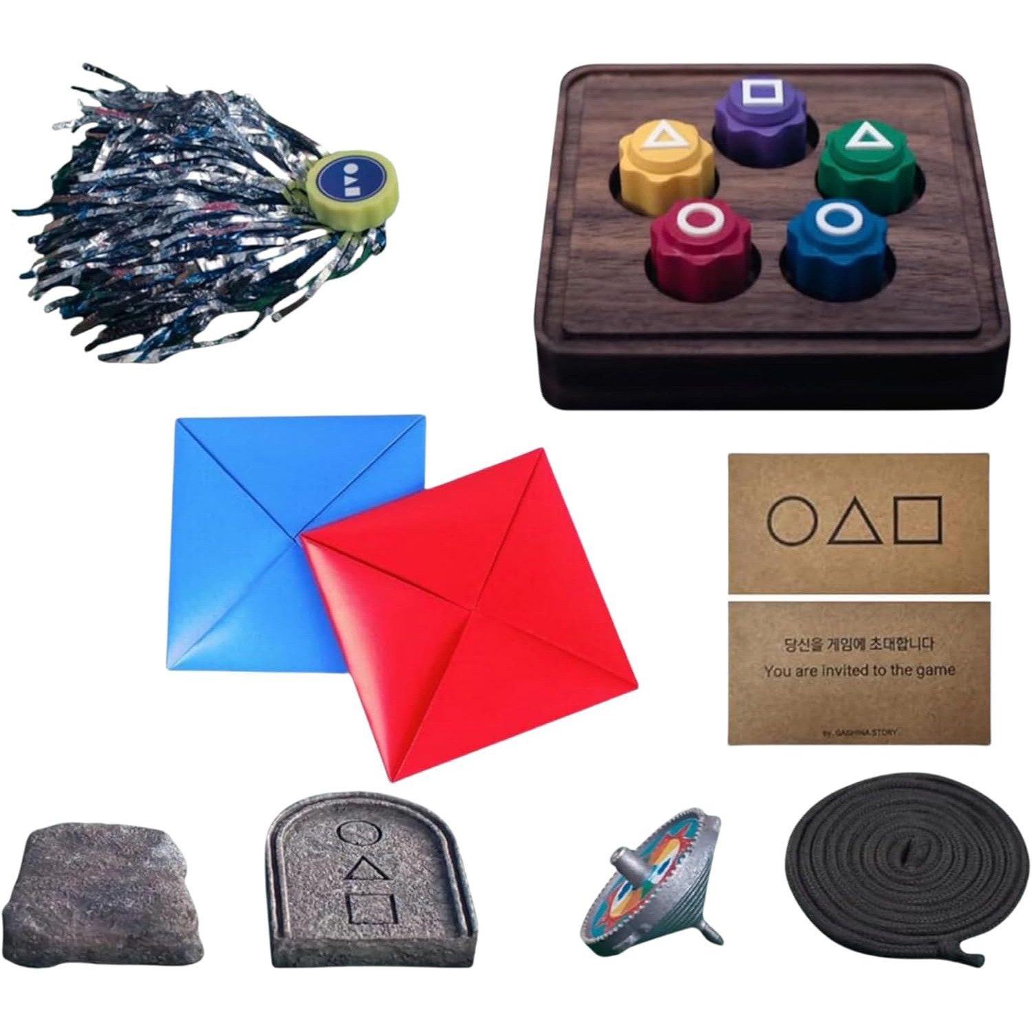 Bextcok Spiel Gonggi Spielset Traditionelles Koreanisches Spiel mit kleinen Steinen, Familienspiel für Hand-Augen-Koordination, Kinder und Erwachsene