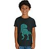 TShirt Farbe: Black - Dino: Jade