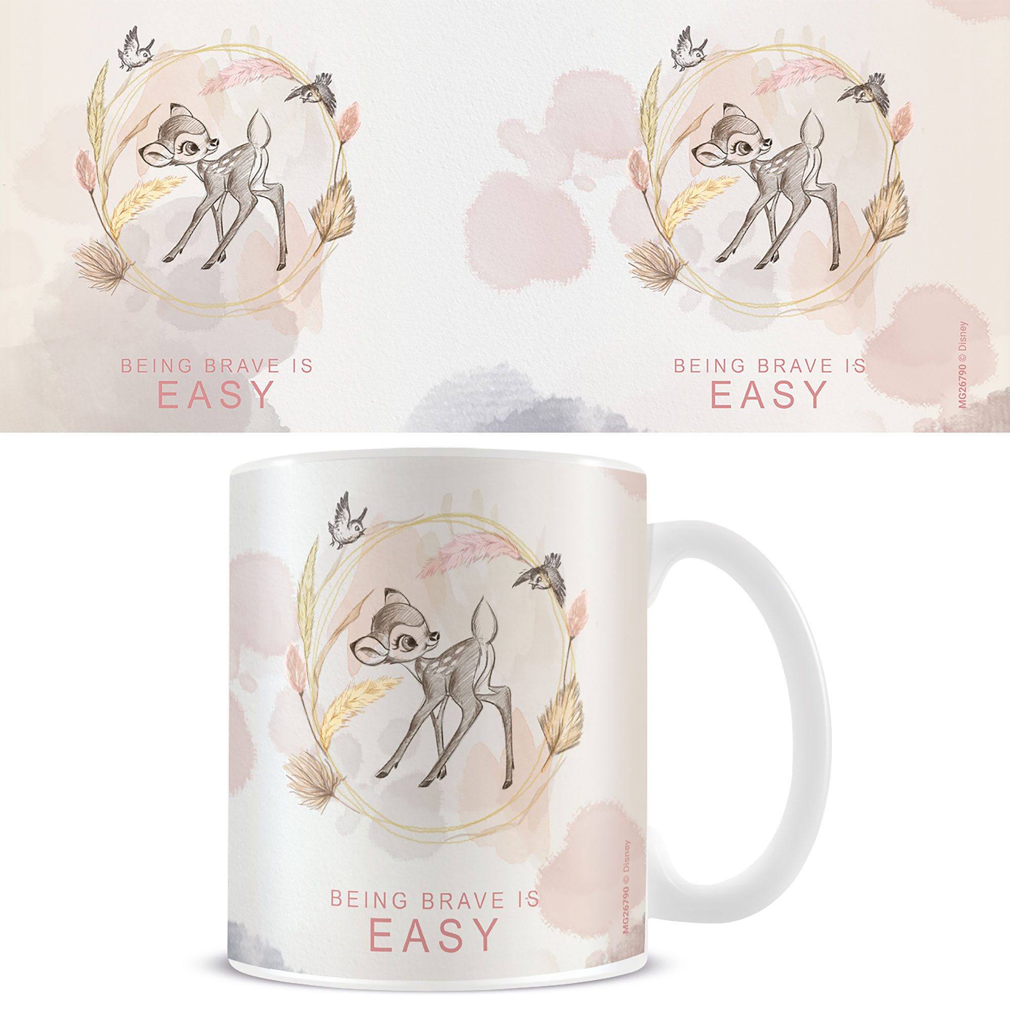 Tasse Disney - Lizenz Tassen - Bambi - Being Brave is Easy