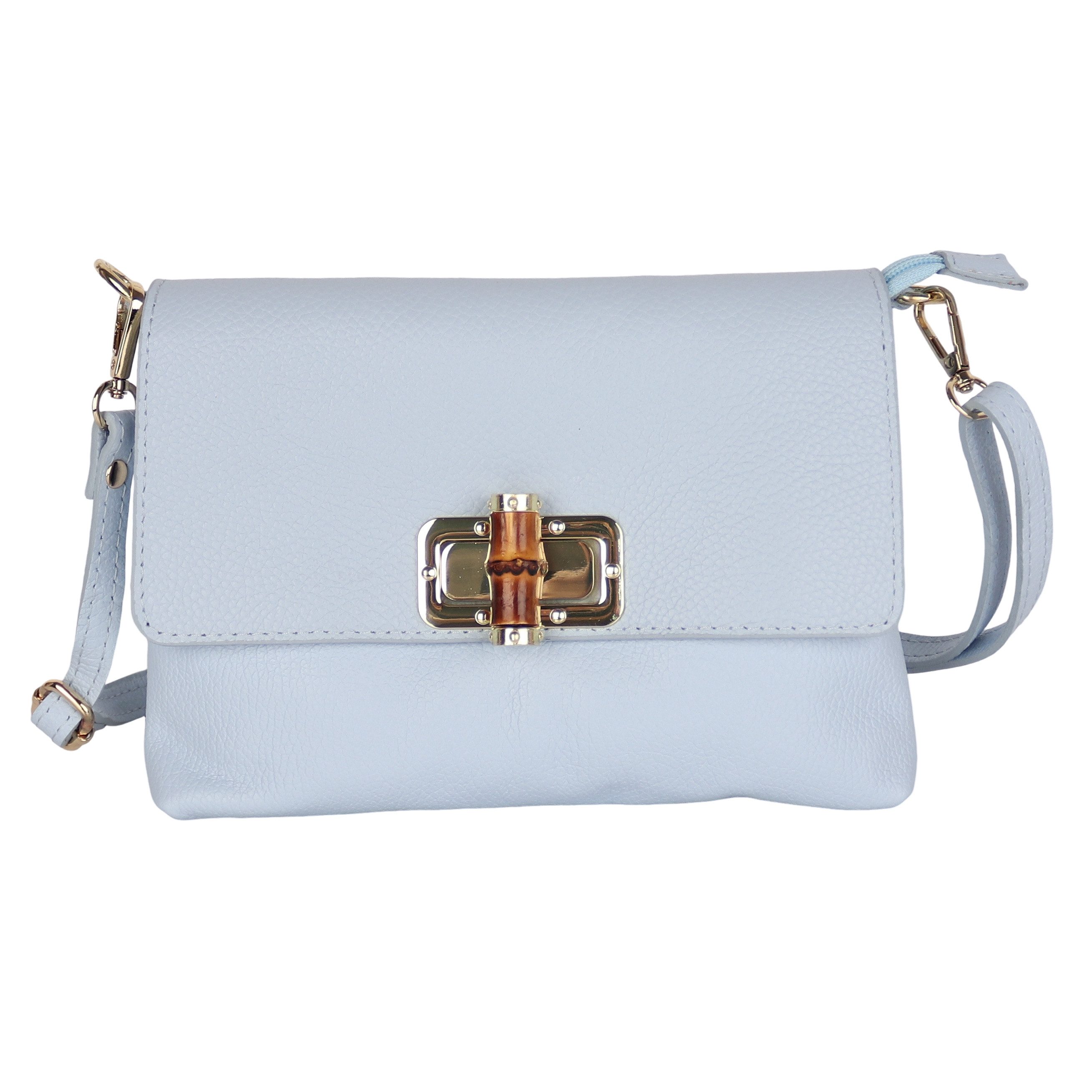 Umhängetasche Damen Crossbody Bag, Echtleder Made In Italy