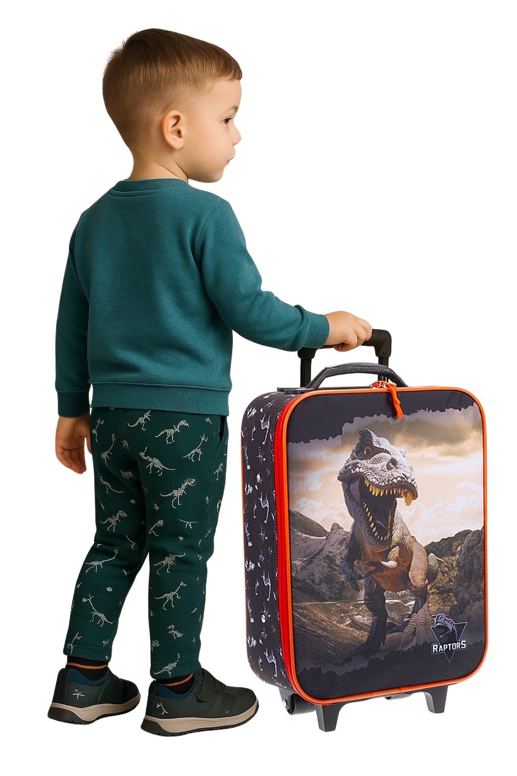 fabrizio® Kinderkoffer Kindertrolley Kinder Trolley Gepäck Koffer, Kindertasche Spielzeugkoffer Spielekoffer Fabrizio +Elefant