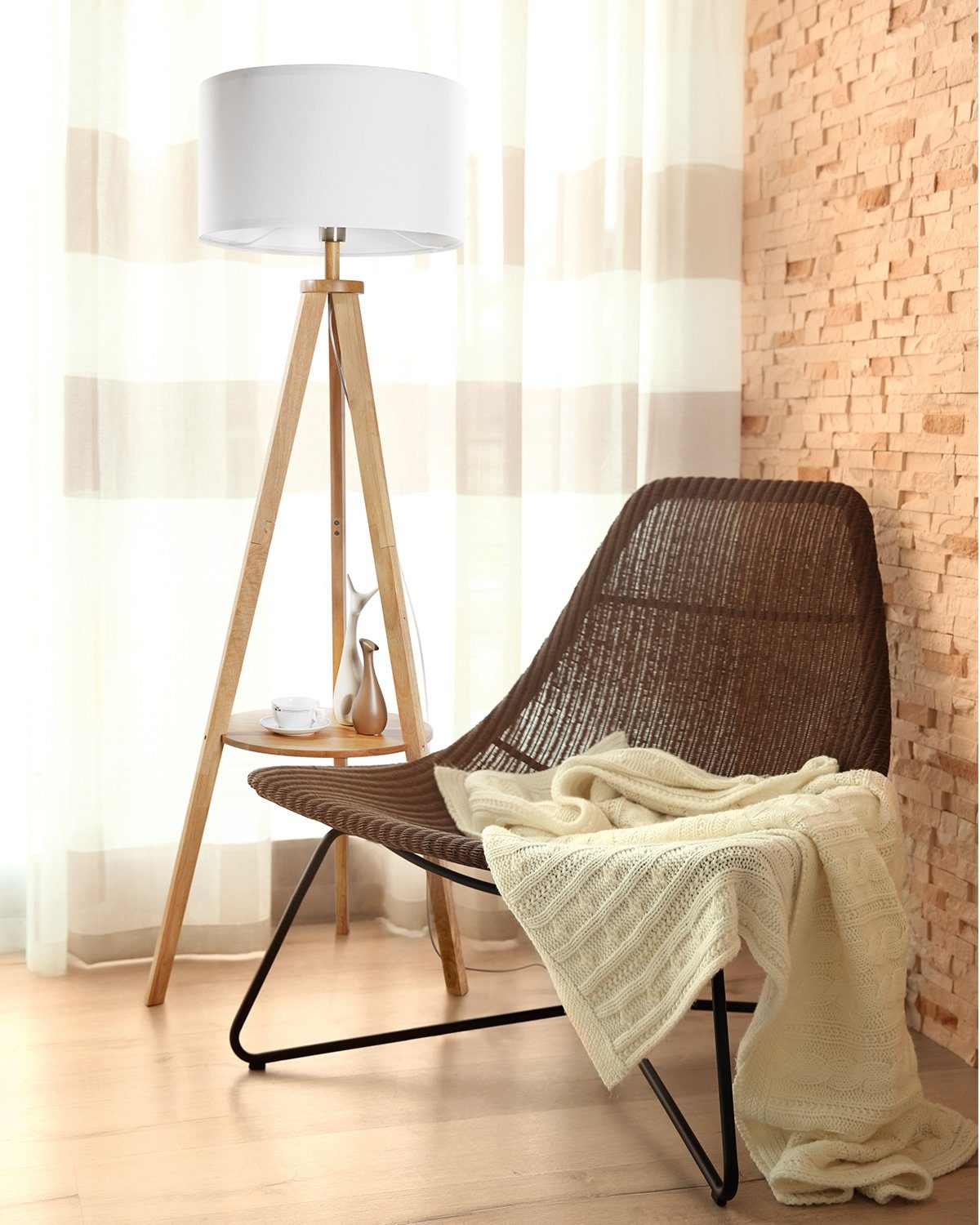 Tomons Stehlampe Wohnzimmer Dimmbar Stativ aus günstig online kaufen