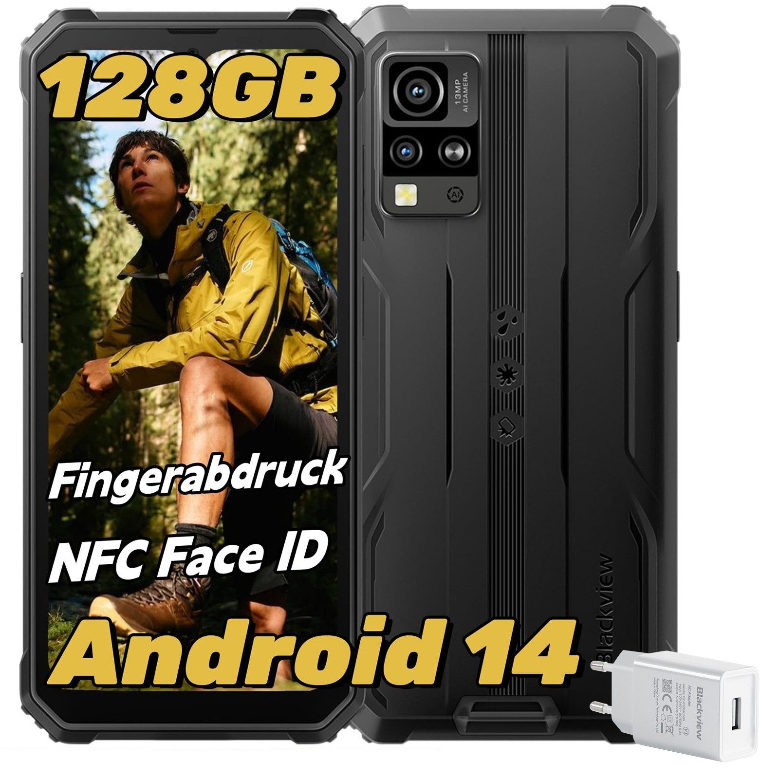 BV4800Pro incl. 10W usb-ladegerät AI Smartphone