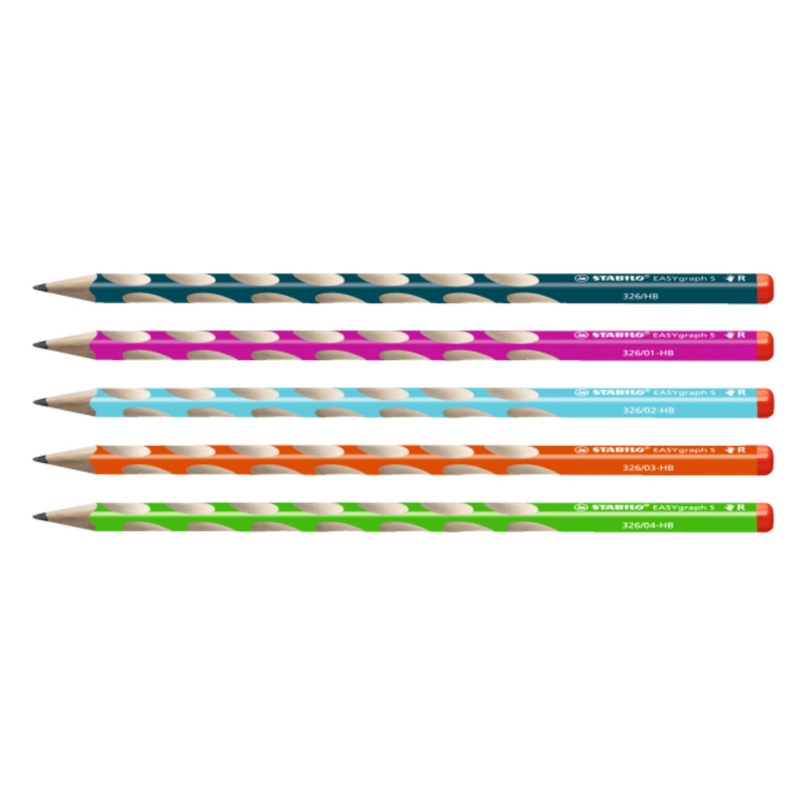 STABILO Buntstift STABILO EASY Set - 3 in 1 - Rechtshänder + 5 Bleistifte