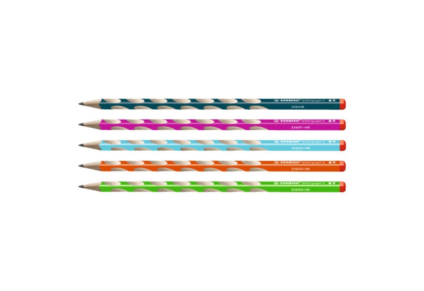 Thumbnail - STABILO Buntstift STABILO EASY Set - 3 in 1 - Rechtshänder + 5 Bleistifte