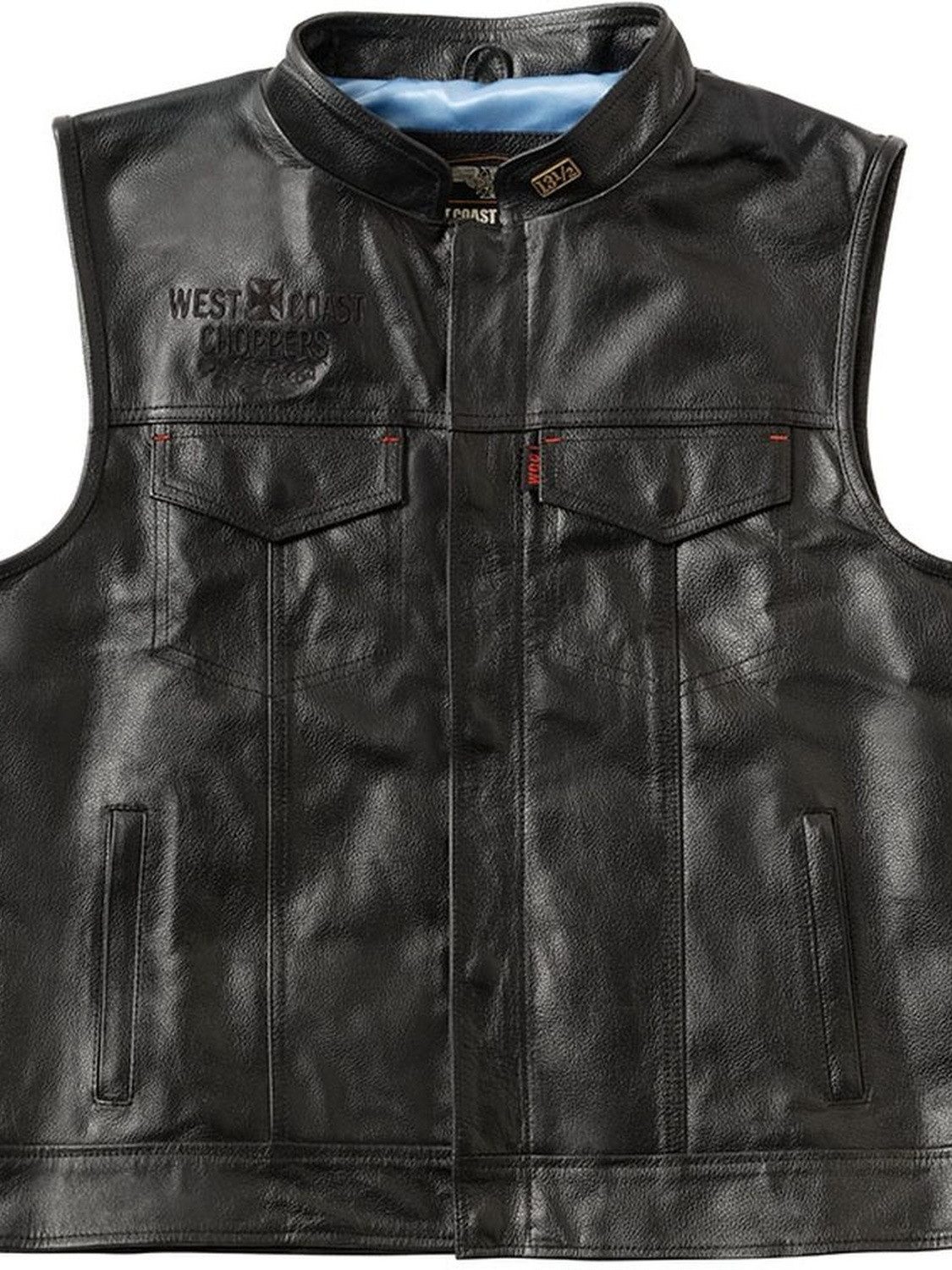 West Coast Choppers Sweatweste Collab 131/2 Leather Cfl Riding Vest