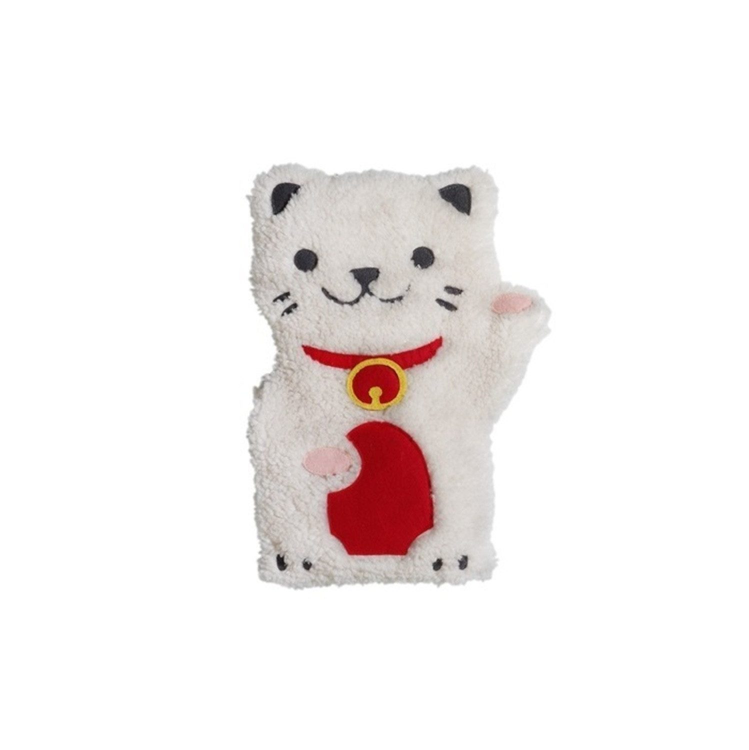 bitten Wärmekissen Winkekatze Körnerkissen mit Lavendelduft