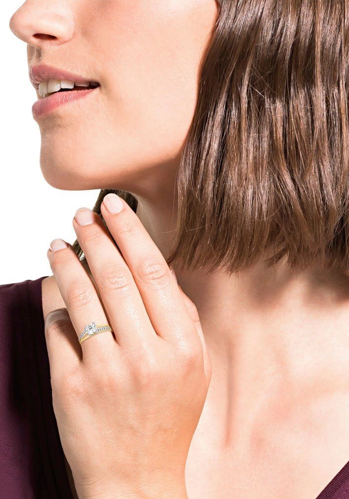 Amor Fingerring, mit Zirkonia (synth)