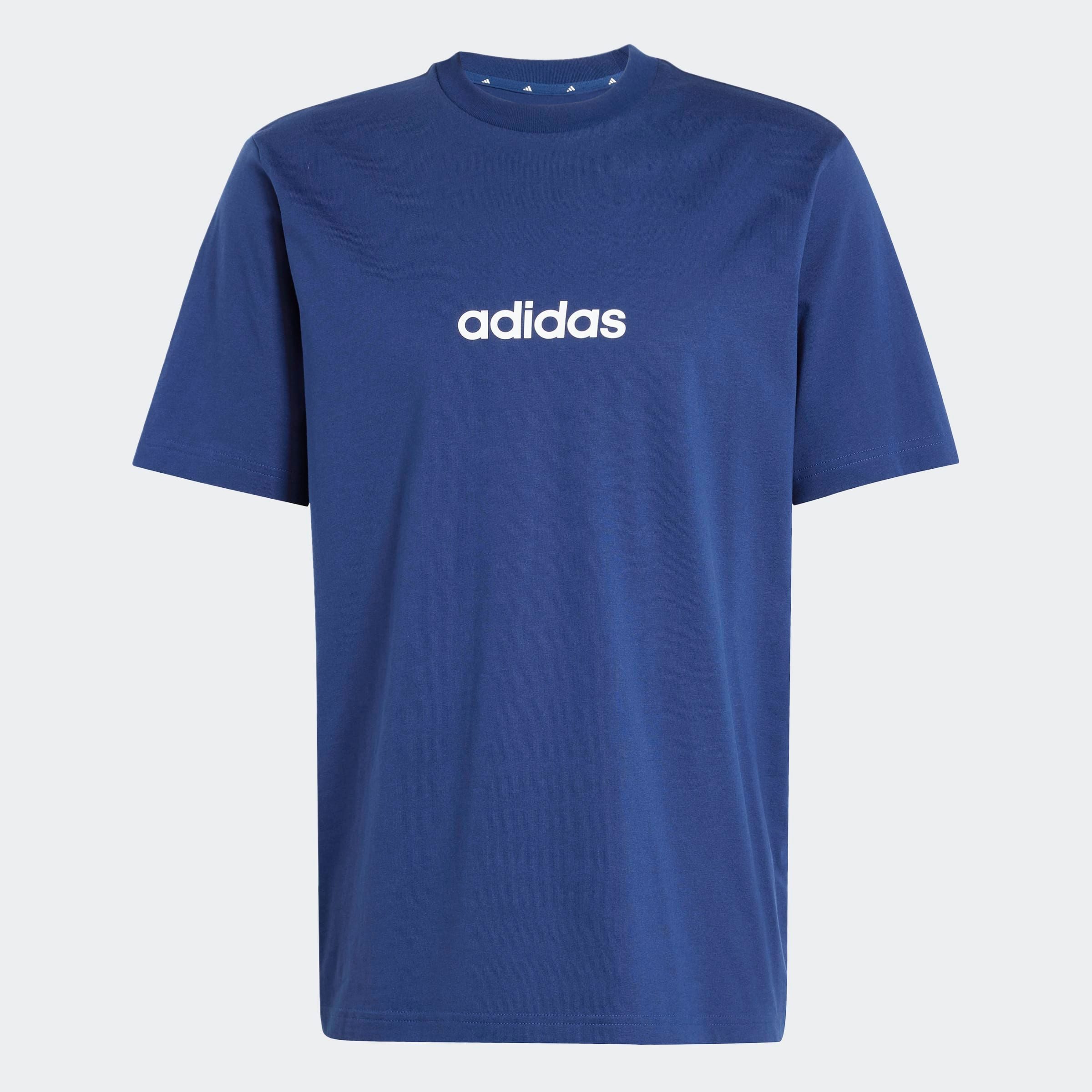 adidas Sportswear T-Shirt M LIN SJ T überschnittene Schultern, Kurzarmdesign, aus Baumwolljersey
