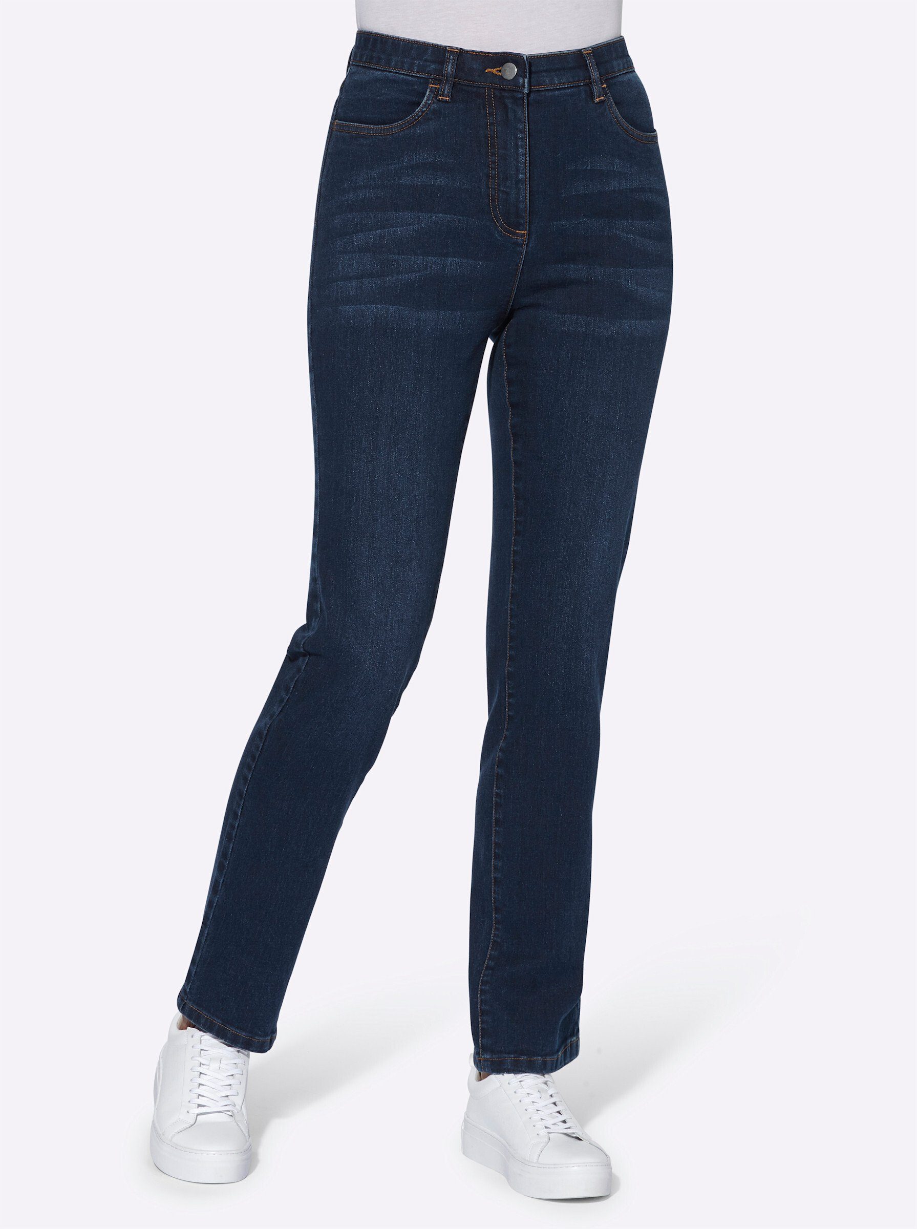 Sieh an! Bequeme Jeans High-waist-Jeans