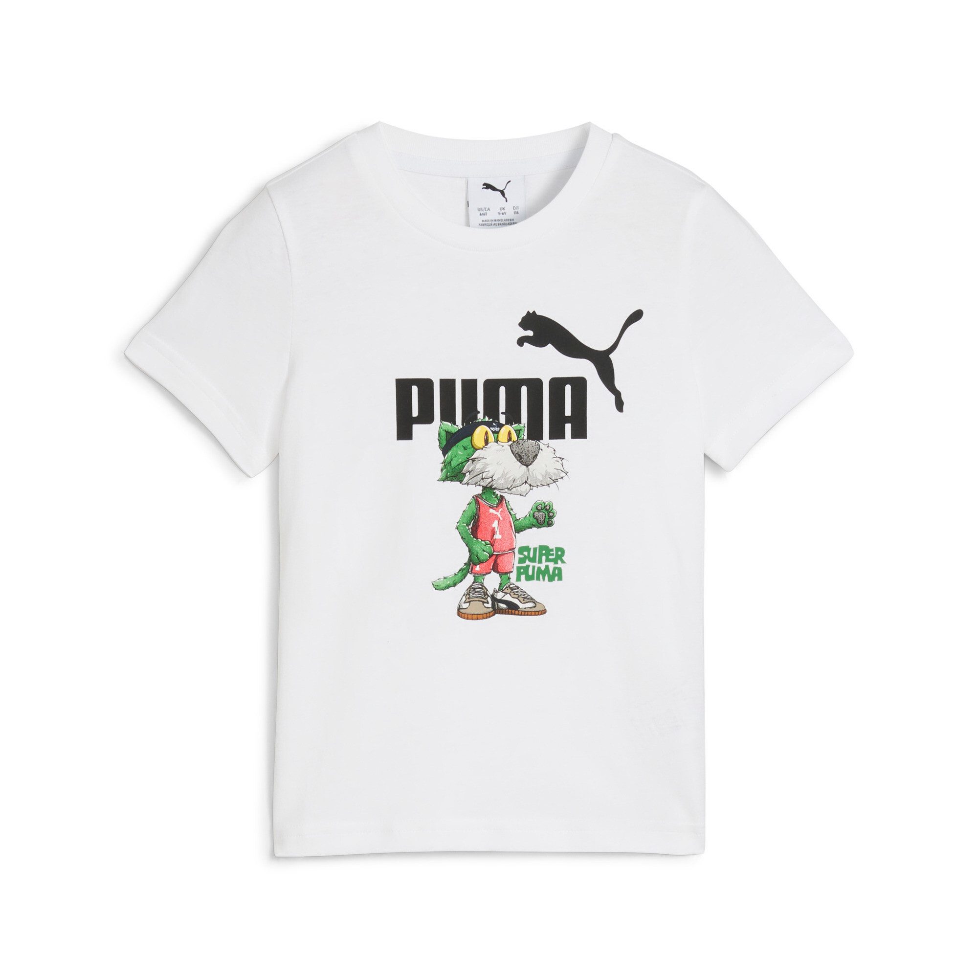 PUMA T-Shirt SUPER GRAPHIC TEE PS Regular Fit, Kurzarm, Rundhalsausschnitt, mit Print-Applikation