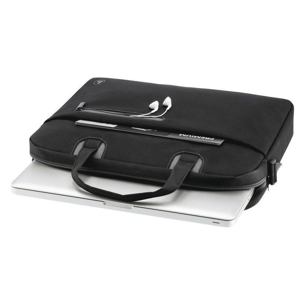 Hama Laptoptasche Hama Laptop-Tasche Sydney grau/schwarz bis 40 cm für Laptops. (Laptop-Tasche, Business-Look)