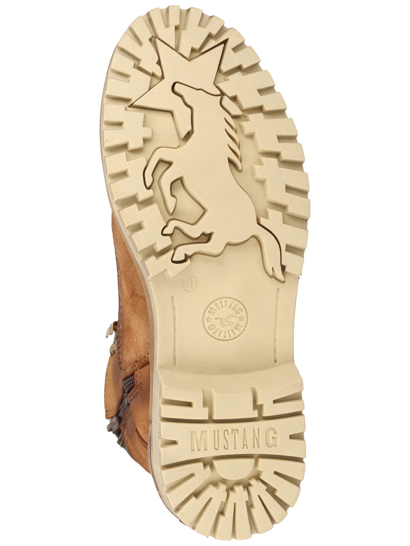 MUSTANG Stiefelette Lederimitat . Schnürstiefelette