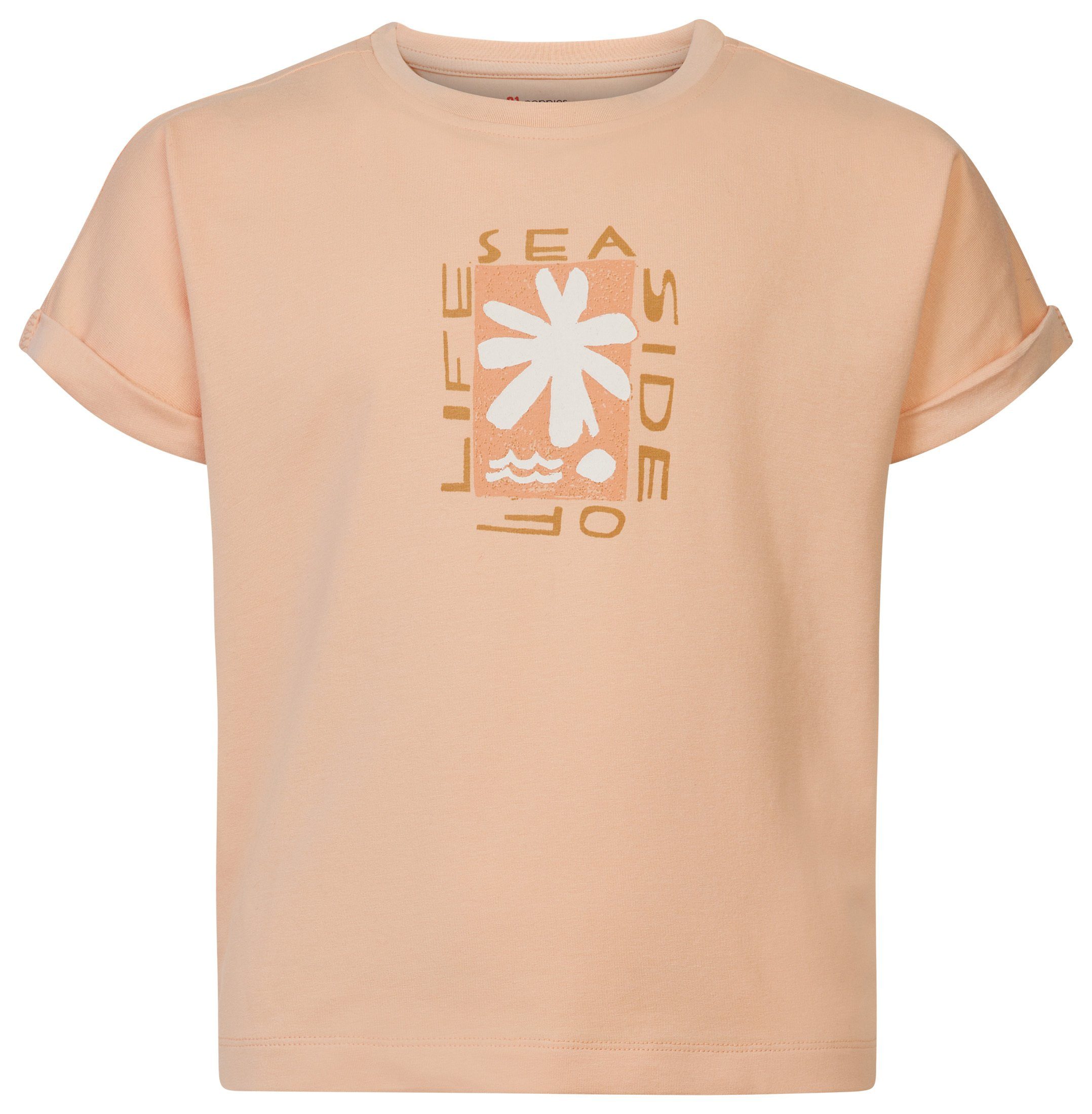Noppies (1-tlg) Almost T-shirt Noppies Palmona Apricot T-Shirt
