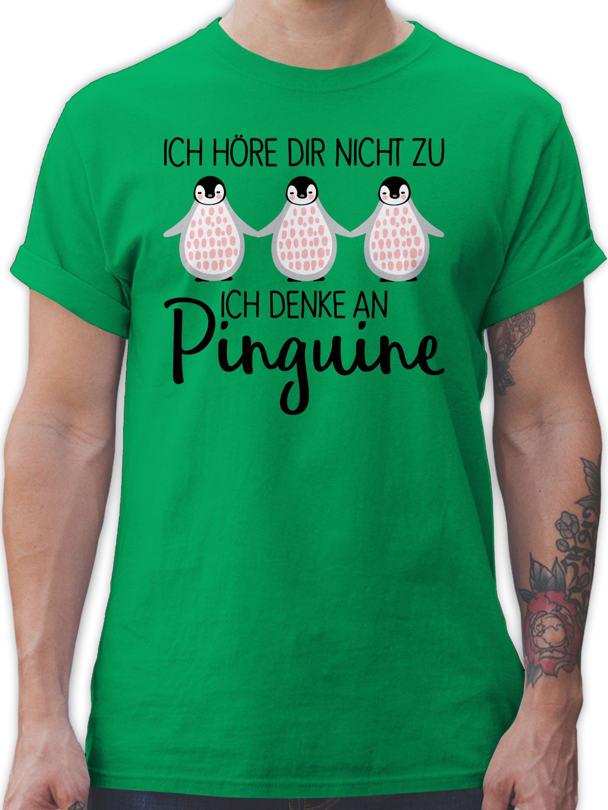 3 T-Shirt Zubehör an Grün Pinguine Ich Tiere Shirtracer denke