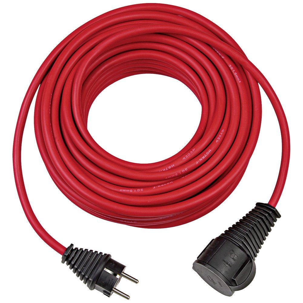 Brennenstuhl Brennenstuhl 1167950 Strom Verlängerungskabel 16 A Rot 10.00 m H07RN- Verlängerungskabel, (1000.00 cm)